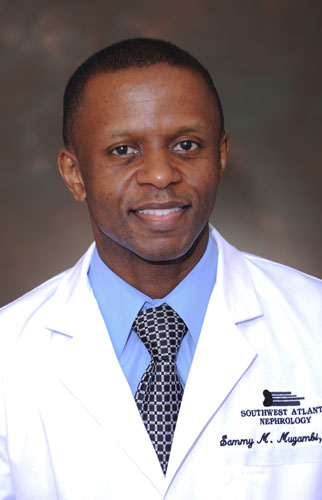 Dr. Sammy Mugambi,, nephrologist at Southwest Atlanta Nephrology