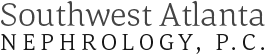 Southwest Atlanta Nephrology, P.C. logo for print